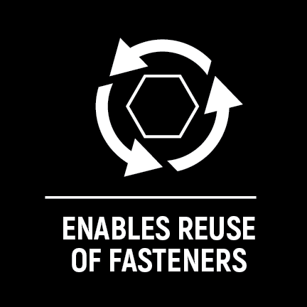Icon_ReuseFastener.png Enables reuse of fasteners Bolt Biter icon