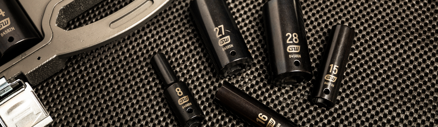 GEARWRENCH Deep Impact Sockets on work top