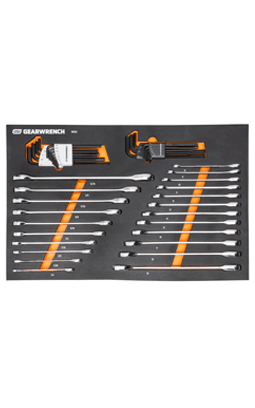 Featured-Tools_86528.png GEARWRENCH 86528 90T Ratcheting Wrench and Hex Key Set in Foam Storage Tray