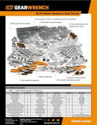 613-Pc Master Mechanic's Hand Tool Set