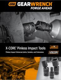 GearWrench Stecknuss 17 Mm – 3/20,3 Cm Antrieb, 6-Punkt Deep Impact, Chrom-Molybdän-Stahl