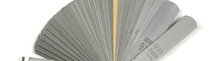 GEARWRENCH 161D Feeler Gauge Set on white background