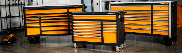 GEARWRENCH GSX 72" and 52" rolling cabinets